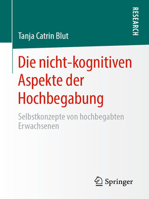 cover image of Die nicht-kognitiven Aspekte der Hochbegabung